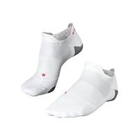 FALKE RU5 Race Invisible M IN respirantes anti-ampoule 1 paire, Chaussettes de course Homme, Blanc (White-Mix 2020), 44-45