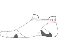 Falke RU5 Invisible Femme Blanc - Chaussettes de running femmes 37/38