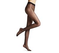 FALKE Seidenglatt 15 DEN W TI transparents unis 1 paire, Collants Femme, Noir (Black 3009), M-L