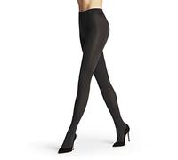 FALKE Seidenglatt 80 DEN W Ti opaques épais fantaisie 1 paire, Collants Femme, Gris Graphite 3146, L