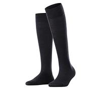 FALKE Sensitive Berlin, Chaussettes Femme, Laine Coton, Bleu (Dark Navy 6379), 39-42 (1 Paire)