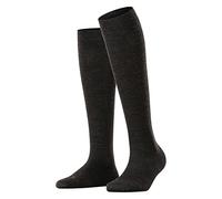 FALKE Sensitive Berlin, Chaussettes Femme, Laine Coton, Gris (Anthracite Melange 3089), 39-42 (1 Paire)