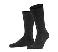 FALKE Sensitive Berlin M So laine coton non-comprimantes 1 paire, Chaussettes Homme, Gris Anthracite Melange 3080, 43-46