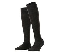 FALKE Sensitive Berlin W KH laine coton non-comprimantes 1 paire, Chaussettes longues Femme, Gris (Anthracite Melange 3085) nouveau - écologique, 35-38