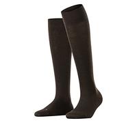 FALKE Sensitive Berlin W KH laine coton non-comprimantes 1 paire, Chaussettes longues Femme, Marron (Dark Brown 5230) nouveau - écologique, 39-42