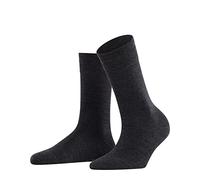 FALKE Sensitive Berlin W So laine coton non-comprimantes 1 paire, Chaussettes Femme, Gris Anthracite Melange 3085, 35-38