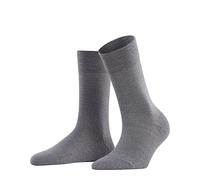 FALKE Sensitive Berlin W SO laine coton non-comprimantes 1 paire, Chaussettes Femme, Gris (Light Grey Melange 3830) nouveau - écologique, 39-42