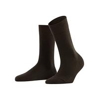FALKE Sensitive Berlin W SO laine coton non-comprimantes 1 paire, Chaussettes Femme, Marron (Dark Brown 5230) nouveau - écologique, 35-38