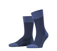 FALKE Sensitive Herringbone M So laine non-comprimantes 1 paire, Chaussettes Homme, Marron Dusty Blue 6845, 43-44
