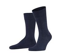 FALKE Sensitive London M So coton non-comprimantes 1 paire, Chaussettes Homme, Bleu Navy Melange 6127, 39-42