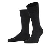 FALKE Sensitive London M So coton non-comprimantes 1 paire, Chaussettes Homme, Gris Anthracite Melange 3080, 47-50