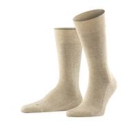 FALKE homme Sensitive London chaussettes bords souples non-comprimants adaptées aux diabétiques couture plate aux orteils respirantes durables coton 1 paire, Beige Sand Melange 4650, 43-46