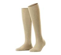 FALKE Sensitive London W KH coton non-comprimantes 1 paire, Chaussettes longues Femme, Beige (Sand Melange 4650) nouveau - écologique, 35-38