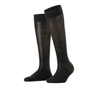 FALKE Sensitive London W KH coton non-comprimantes 1 paire, Chaussettes longues Femme, Noir (Black 3000) nouveau - écologique, 39-42