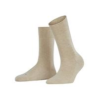 FALKE Sensitive London W SO coton non-comprimantes 1 paire, Chaussettes Femme, Beige (Sand Melange 4650) nouveau - écologique, 39-42