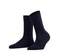 FALKE Sensitive London W SO coton non-comprimantes 1 paire, Chaussettes Femme, Bleu (Dark Navy 6370) nouveau - écologique, 39-42