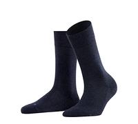 FALKE Sensitive London W SO coton non-comprimantes 1 paire, Chaussettes Femme, Bleu (Navy Melange 6127) nouveau - écologique, 35-38