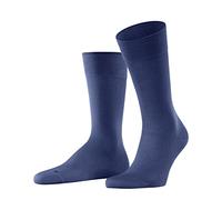 FALKE Sensitive Malaga M SO coton non-comprimantes 1 paire, Chaussettes Homme, Bleu (Sapphire 6055) nouveau - écologique, 43-46