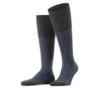 FALKE Shadow M Kh coton fantaisie 1 paire, Chaussettes longues Homme, Gris Anthracite Melange 3191, 39-40