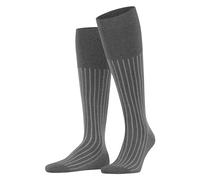 FALKE Shadow M Kh coton fantaisie 1 paire, Chaussettes longues Homme, Gris Steel Melange 3164, 43-44