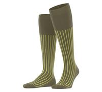 FALKE Shadow M Kh coton fantaisie 1 paire, Chaussettes longues Homme, Vert Crocodile 7503, 43-44
