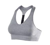 FALKE Shape Melange Low Support Soutien-Gorge de Sport Femme, Gris (Grey-Heather 3757), XS