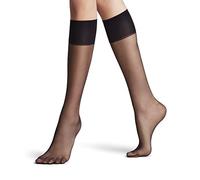 FALKE Femme Shelina 12 Den W Kh Ultra-transparentes Unies Chaussettes Longues, Noir Black 3009, 39-42 EU