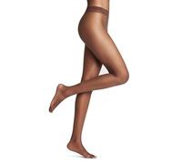 FALKE Shelina 12 DEN W Ti ultra-transparents unis 1 paire, Collants Femme, Marron Espresso 5188, S-M