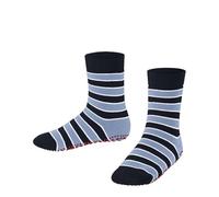 FALKE Simple Stripes K Hp coton picots sur la semelle 1 paire, Chaussettes Chaussons Mixte enfant, Bleu Space Blue 6116, 19/22 EU