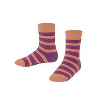 FALKE Simple Stripes K Hp coton picots sur la semelle 1 paire, Chaussettes Chaussons Mixte enfant, Rouge Cantaloupe 8771, 39/42 EU