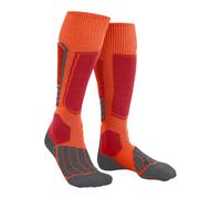 FALKE SK1 Comfort M Kh laine soie chaudes épaisses 1 paire, Chaussettes de ski Homme, Orange Flash 8288, 39-41