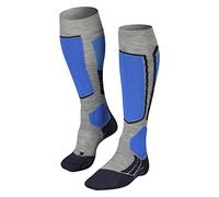 Falke Chaussettes de ski SK2 Intermediate Homme Laine chaude épaisse Gris 46-48