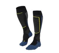 FALKE SK2 Intermediate M KH laine chaudes épaisses 1 paire, Chaussettes de ski Homme, Noir (Black 3001), 44-45