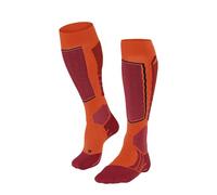 FALKE SK2 Intermediate M Kh laine chaudes épaisses 1 paire, Chaussettes de ski Homme, Orange Flash 8288, 46-48