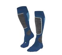 FALKE SK2 Intermediate M Kh laine chaudes épaisses 1 paire, Chaussettes de ski Homme, Turquoise Ocean 6836, 39-41