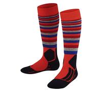 FALKE Enfants SK2 Intermediate Mi-bas anatomique Skiing Laine Vierge, Fibre artificielle