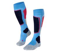 FALKE SK2 Intermediate Wool W Kh laine 1 paire, Chaussettes de ski Femme, Bleu Blue Note 6545, 39-40