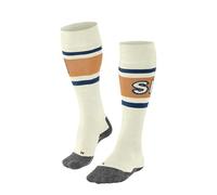 FALKE SK2 Intermediate Wool W Kh laine fil fonctionnel 1 paire, Chaussettes de ski Femme, Blanc Offwhite-Neon Red 2048 Trend, 39-40