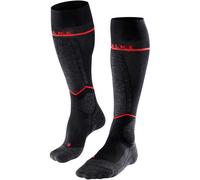 FALKE SK4 Energizing Light W KH laine avec compression 1 paire, Chaussettes de ski Femme, Noir (Black-Mix 3010), 39-40
