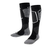 FALKE SK4 Advanced K KH laine chaudes fines 1 paire, Chaussettes de ski Mixte enfant, Noir (Black-Mix 3010), 35-38