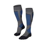 FALKE SK4 Advanced M Kh laine fil fonctionnel chaudes fines 1 paire, Chaussettes de ski Homme, Gris Mid Grey Melange 3530-O, 46-48