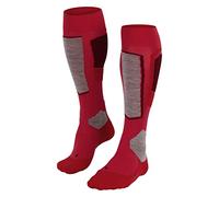FALKE SK4 Advanced W KH laine chaudes fines 1 paire, Chaussettes de ski Femme, Rouge (Rose 8680), 37-38