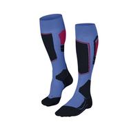 FALKE SK4 Advanced W Kh laine fil fonctionnel 1 paire, Chaussettes de ski Femme, Bleu Morning Sky 6546-O, 37-38