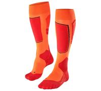 FALKE SK4 Advanced M KH laine chaudes fines 1 paire, Chaussettes de ski Homme, Orange (Flash Orange 8034), 46-48