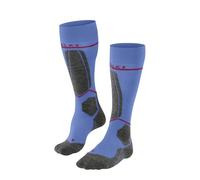 FALKE SK4 Energizing Light W Kh laine 1 paire, Chaussettes de ski Femme, Bleu Morning Sky 6546, 39-40