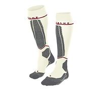 FALKE SK4 Energizing Light W KH laine avec compression 1 paire, Chaussettes de ski Femme, Blanc (Off-White 2040), 37-38