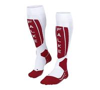 FALKE SK5 Expert M KH soie chaudes fines 1 paire, Chaussettes de ski Homme, Blanc (White 2088), 42-43