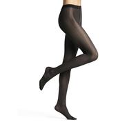 FALKE Slick Skin 40 DEN W Ti semi-opaques fantaisie 1 paire, Collants Femme, Noir Black 3009, M-L