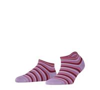 FALKE Smart Stripe W Sn coton fantaisie 1 paire, Chaussettes basses Femme, Rose Shell Pink 8045, 39-42