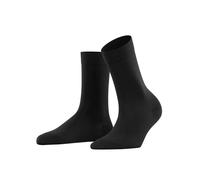 FALKE Cotton Touch W SO fines unies 1 paire, Chaussettes Femme, Noir (Black 3000) nouveau - écologique, 35-38